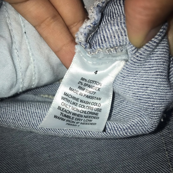 a.n.a a new approach light wash denim skirt size 4 - Picture 6 of 9